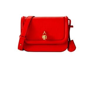 Alexander McQueen Skull Padlock Leather Shoulder Bag